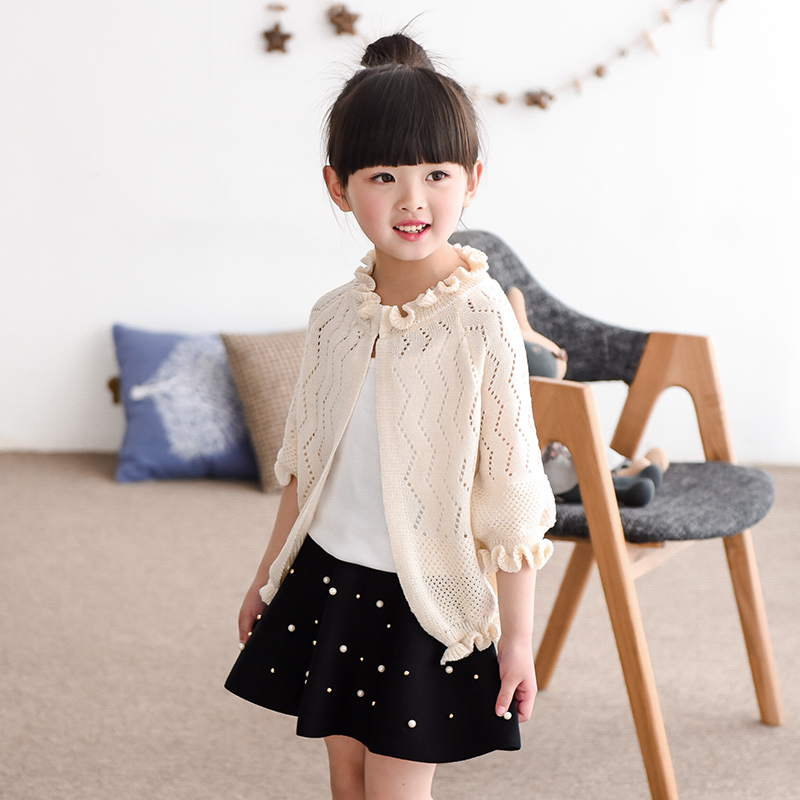 Girl Sweaters Coat Kids Girls Cardigan Sweater Air-conditioned Shirt Child Sun Protection Clothing Thin Models Sweater Outerwear
Girl Sweaters Coat Kids Girls Cardigan Sweater Air-conditioned Shirt Child Sun Protection Clothing Thin Models Sweater Outerwear