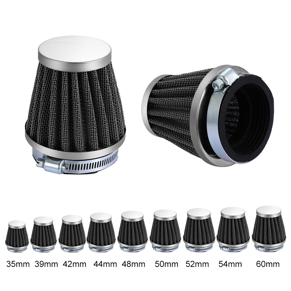 4pcs Universal 35/39/42/44/48/50/52/54/60mm Motorcycle Mushroom Head Air Filter Clamp On Motorbike In-take Air Cleaner
4pcs Universal 35/39/42/44/48/50/52/54/60mm Motorcycle Mushroom Head Air Filter Clamp On Motorbike In-take Air Cleaner