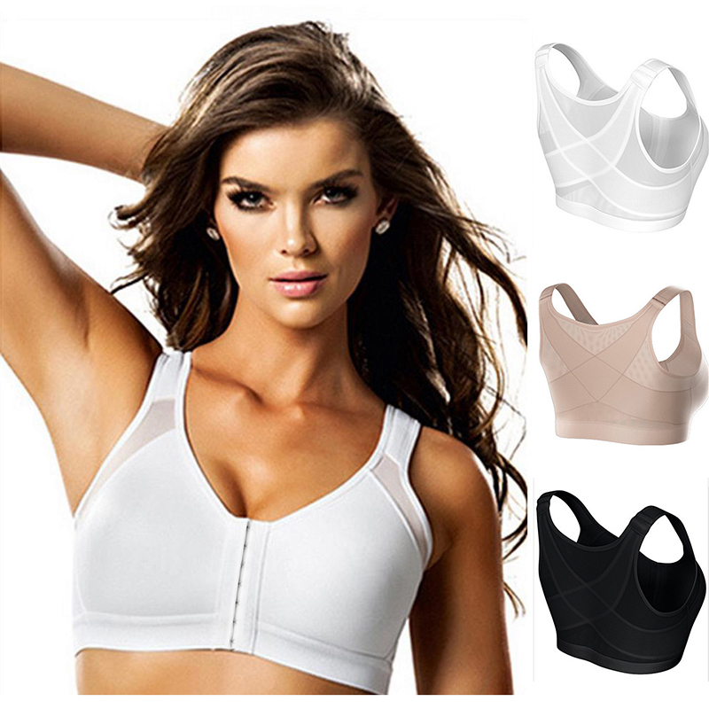 Women Sports Bras Posture Corrector Bra Wireless Back Support Push Up Fitness Yoga Bra Underwear, Black
Women Sports Bras Posture Corrector Bra Wireless Back Support Push Up Fitness Yoga Bra Underwear, Black