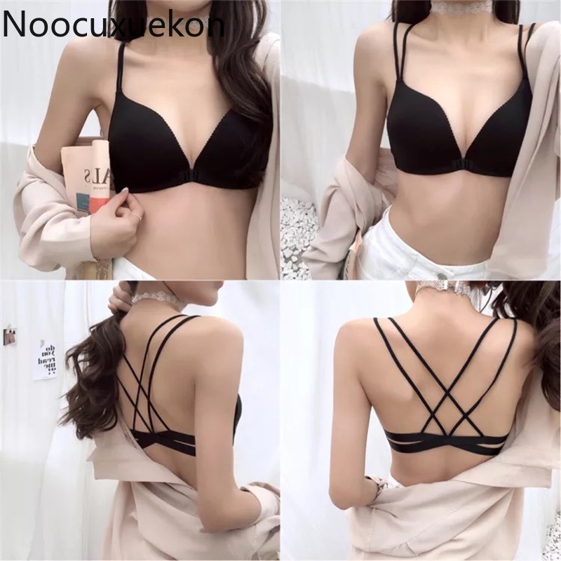 2019 New Arrival Fashion Designed Ladies Bra Women Sexy Solid Wireless Bra Breathable Chest Pad Wearing Comfortable