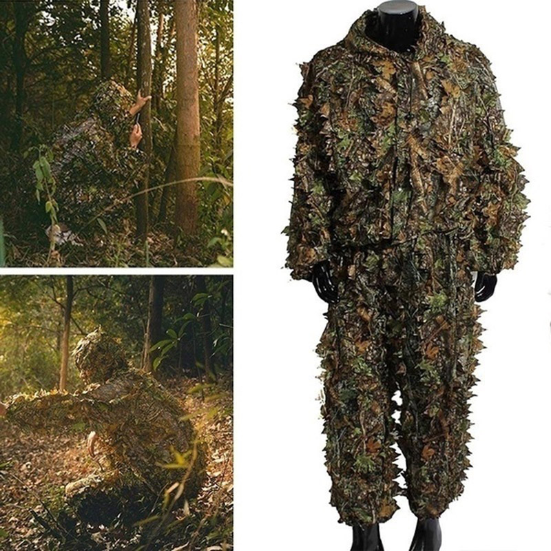 Survival 3D Leaf Camouflage Clothing Stealth Camouflage Clothing Wild CS Geely Hiking Hunting Clothes Leaves, As pic
Survival 3D Leaf Camouflage Clothing Stealth Camouflage Clothing Wild CS Geely Hiking Hunting Clothes Leaves, As pic
