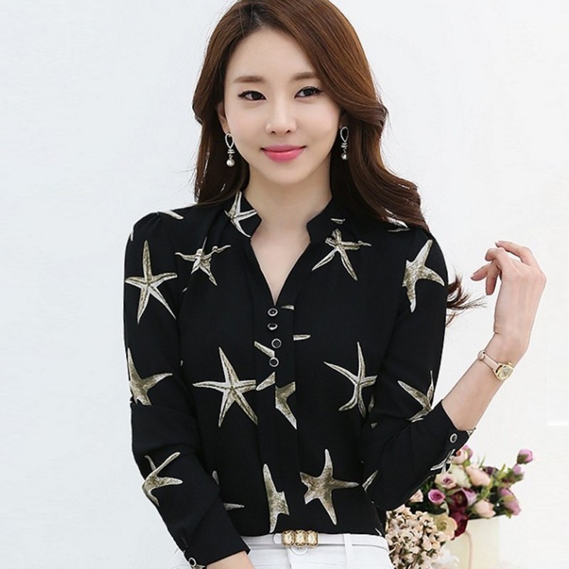 Fashion woman blouses 2020 long sleeve print chiffon women blouse shirt ladies tops v-neck feminine blouses women shirt blusas, White
Fashion woman blouses 2020 long sleeve print chiffon women blouse shirt ladies tops v-neck feminine blouses women shirt blusas, White