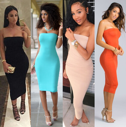 Top Fashion Womens Summer Dresses Strapless Female Clothes Sleeveless Beach Dress Bandeau Bodycon Tube Solid Dress Womens
Top Fashion Womens Summer Dresses Strapless Female Clothes Sleeveless Beach Dress Bandeau Bodycon Tube Solid Dress Womens