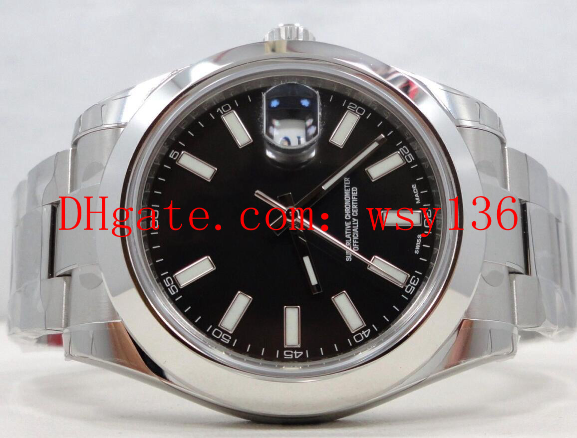 Luxury High Quality Datejust II 116300 41mm Smooth Bezel Black Dial Mens Casual Watches Stainless Automatic Mechanical Men's Wristwatch
Luxury High Quality Datejust II 116300 41mm Smooth Bezel Black Dial Mens Casual Watches Stainless Automatic Mechanical Men's Wristwatch