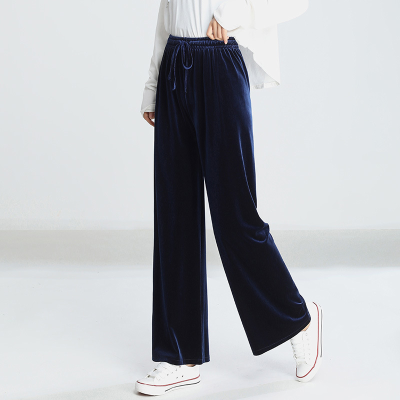 Female Sweatpants Velvet Woman Pants Autumn Winter Elastic Waist Wide-leg Pants Streetwear Sweatpants Harajuku Trouser, Black
Female Sweatpants Velvet Woman Pants Autumn Winter Elastic Waist Wide-leg Pants Streetwear Sweatpants Harajuku Trouser, Black