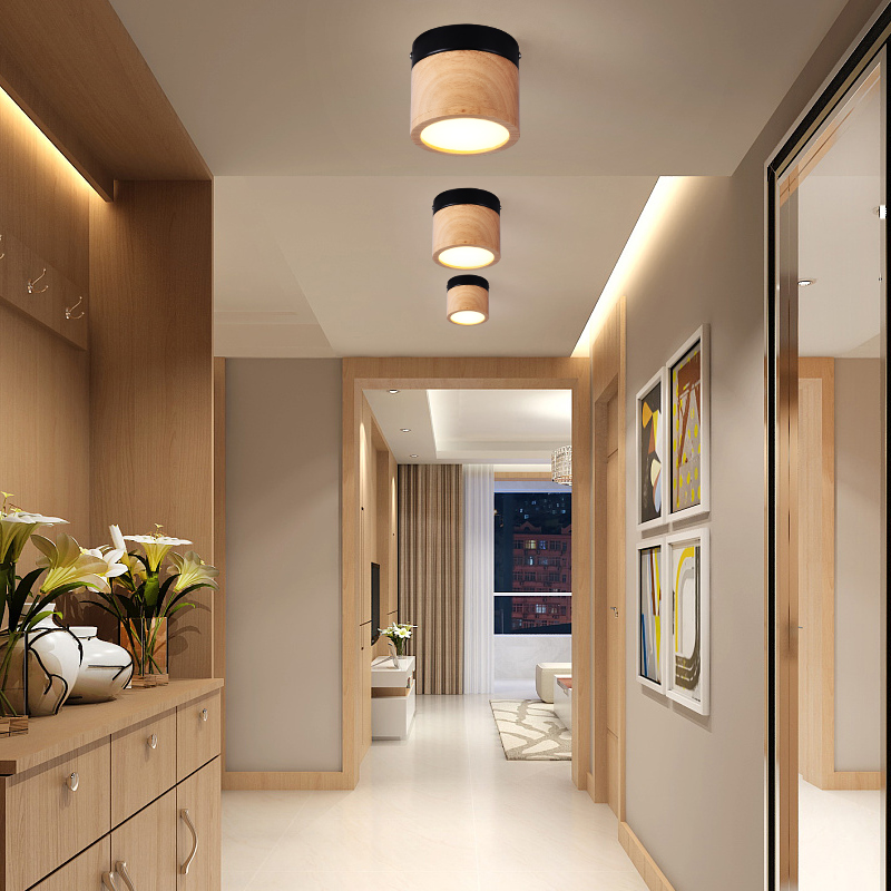 Nordic Wood LED Ceiling Lights Round Surface Mounted Aisle Porch Light Fixtures Living Room Stair Corridor Wooded Ceiling Lamp
Nordic Wood LED Ceiling Lights Round Surface Mounted Aisle Porch Light Fixtures Living Room Stair Corridor Wooded Ceiling Lamp