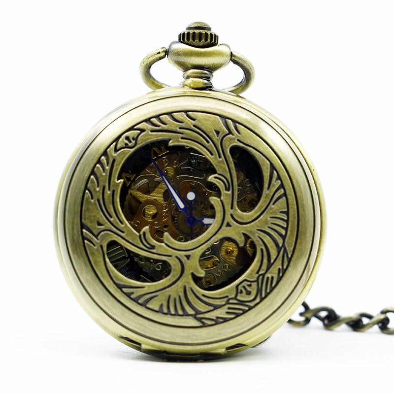 Vintage Pocket Watch 6 pieces Skeleton Mechanical Fob Watch Roman Numbers Pendant Unisex, Green
Vintage Pocket Watch 6 pieces Skeleton Mechanical Fob Watch Roman Numbers Pendant Unisex, Green