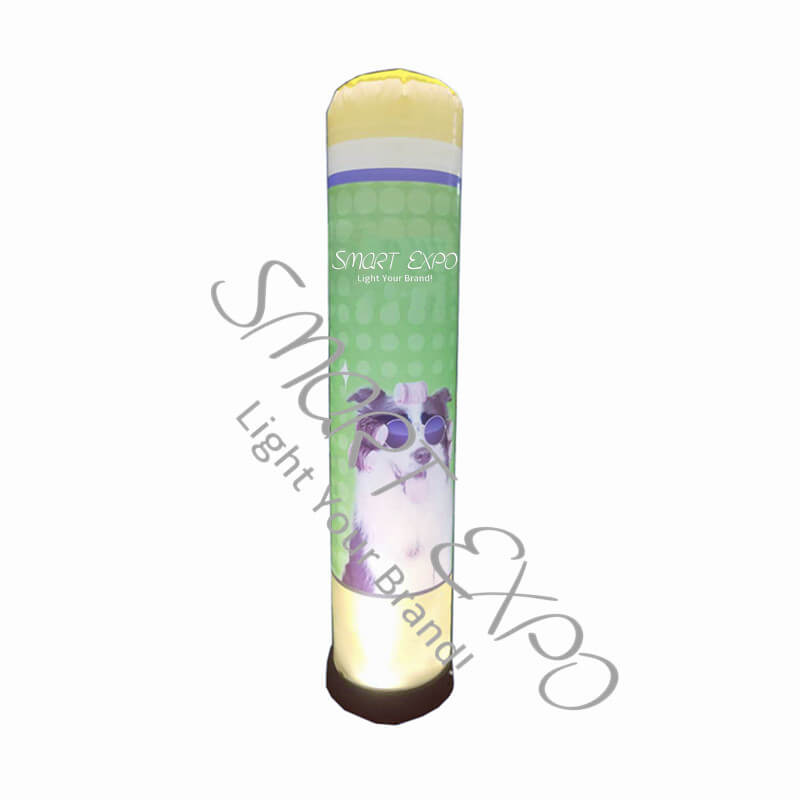 Inflatable Illuminating Column for Promotion Event With Base Blower LED Light Custom Logo Printing Dia0.63mXH2.5m
Inflatable Illuminating Column for Promotion Event With Base Blower LED Light Custom Logo Printing Dia0.63mXH2.5m