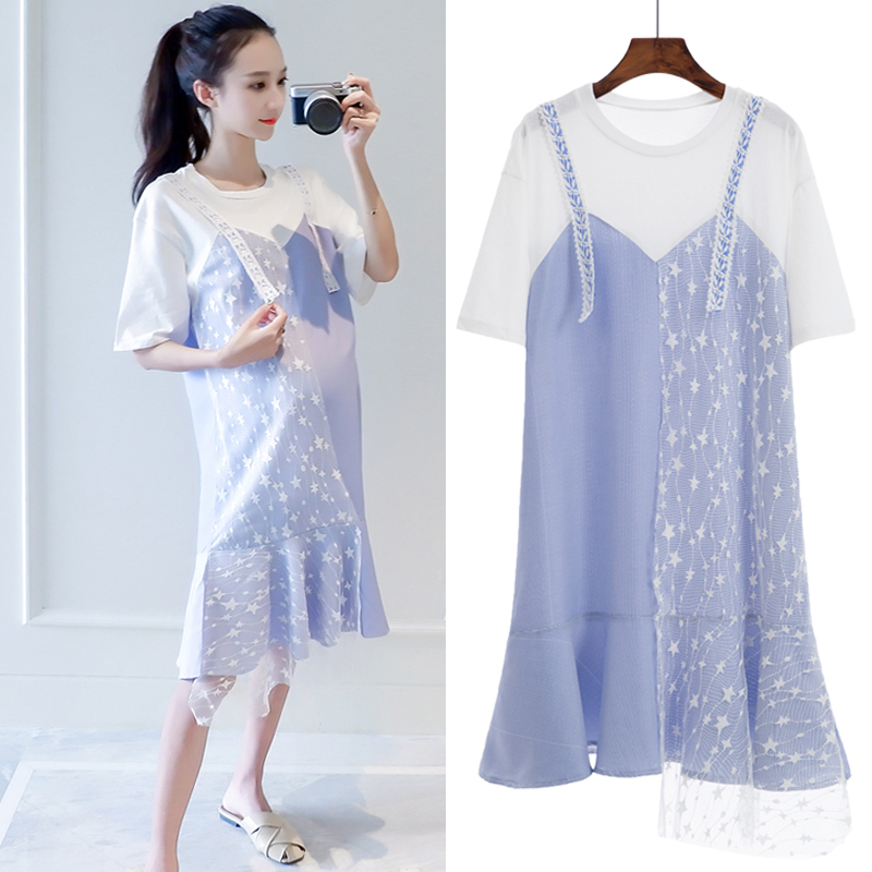 203# Maternity Clothes Summer Cotton Short Sleeve Loose Stylish Dress for Pregnant Women Pregnancy Clothes, Purple
203# Maternity Clothes Summer Cotton Short Sleeve Loose Stylish Dress for Pregnant Women Pregnancy Clothes, Purple