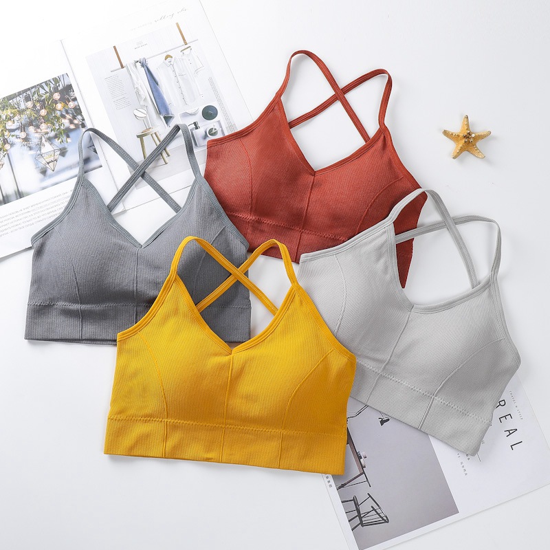 New Women Sling Back Cross Underwear Female Bottoming U-shaped Open Back Tube Top Without Steel Ring Wrapped Chest, Blue
New Women Sling Back Cross Underwear Female Bottoming U-shaped Open Back Tube Top Without Steel Ring Wrapped Chest, Blue