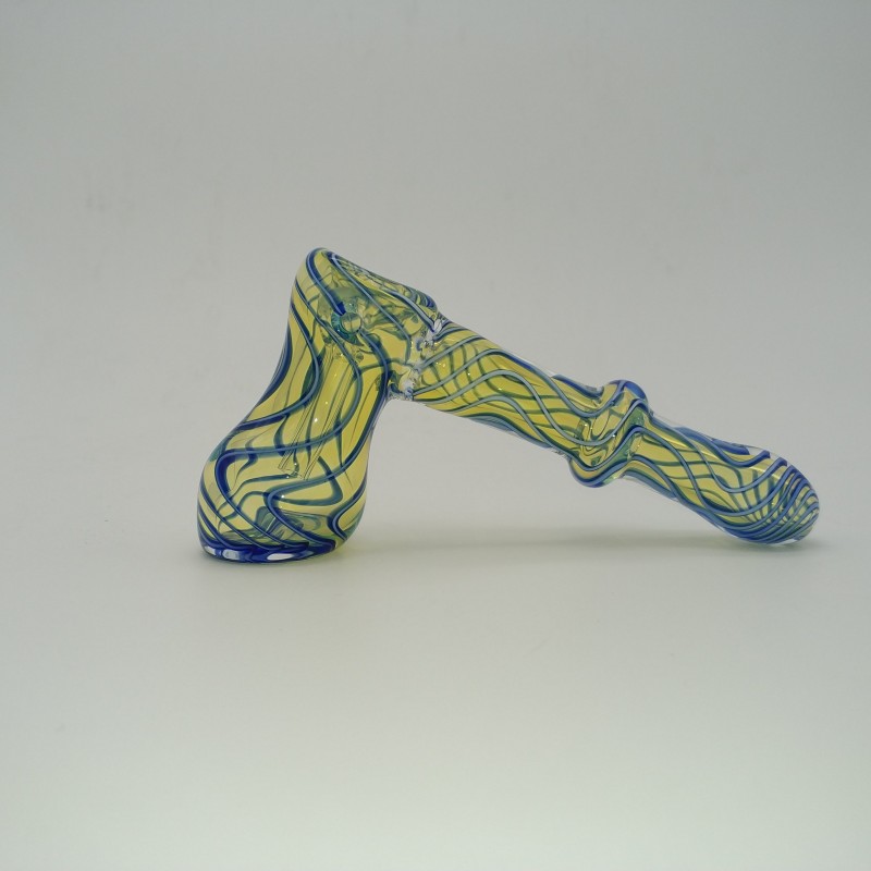 16cm Tall 122g Weight Strong Hammer Type Smoking Pipes with Beautiful Blue thread Tobacco Hand Smoking Pipes dry herb Smoking Oil Rigs
16cm Tall 122g Weight Strong Hammer Type Smoking Pipes with Beautiful Blue thread Tobacco Hand Smoking Pipes dry herb Smoking Oil Rigs
