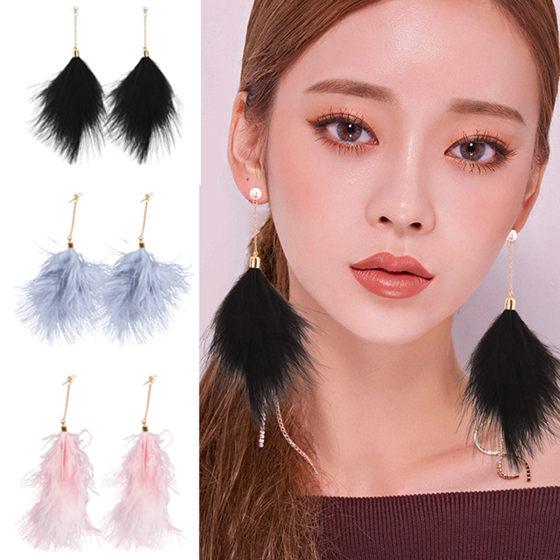 Dangle & Chandelier 1 Pair Colorful Feather Tassel Earrings Long Pendant Girl Lady Drop Jewelry
Dangle & Chandelier 1 Pair Colorful Feather Tassel Earrings Long Pendant Girl Lady Drop Jewelry