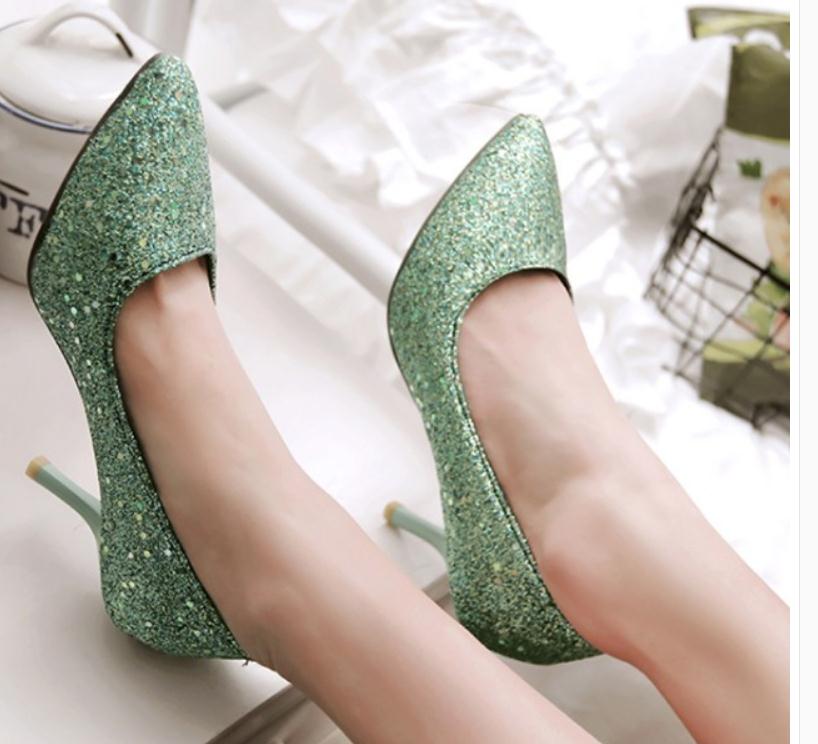 2020 Spring and Autumn with New style fashion High heel fine heel pointed end Women's shoes@MQWBH372, Silver
2020 Spring and Autumn with New style fashion High heel fine heel pointed end Women's shoes@MQWBH372, Silver