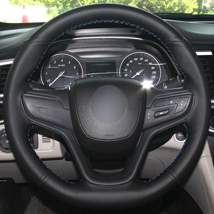 Black Synthetic Leather Car Steering Wheel Cover for Buick Excelle 2015-2017 
Black Synthetic Leather Car Steering Wheel Cover for Buick Excelle 2015-2017