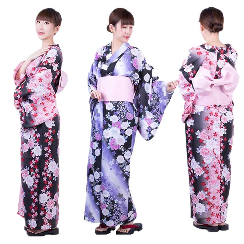 Traditional Japanese Yukata Kimono Dress for Women Haori Floral Cherry Cosplay Costumes Asian Long Robes Pajamas Clothing
Traditional Japanese Yukata Kimono Dress for Women Haori Floral Cherry Cosplay Costumes Asian Long Robes Pajamas Clothing