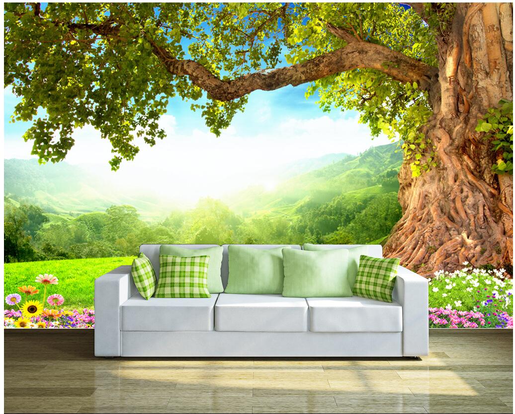 WDBH custom photo 3d wallpaper Fresh grass big tree flowers and plants living room Home decor 3d wall murals wallpaper for walls 3 d, Non-woven
WDBH custom photo 3d wallpaper Fresh grass big tree flowers and plants living room Home decor 3d wall murals wallpaper for walls 3 d, Non-woven