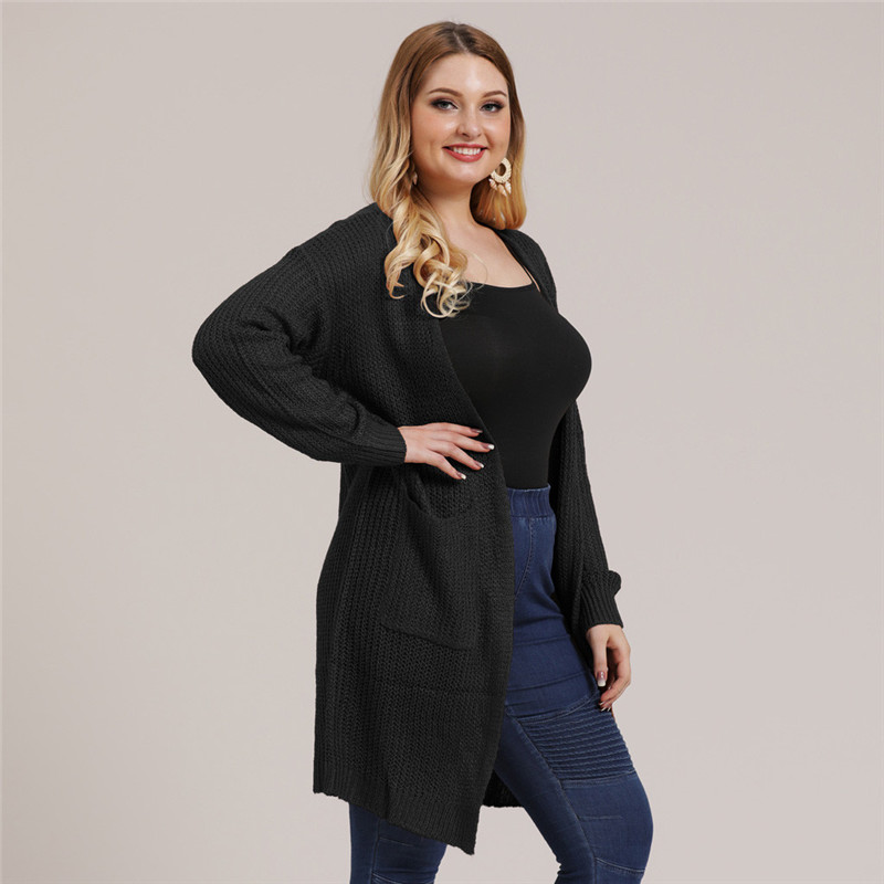 2019 Hot Women Spring Autumn Long Cardigan Jacket Coat Female Fashion Long Sleeve Crochet Girl Knitted Jacket Plus Size N17, Black
2019 Hot Women Spring Autumn Long Cardigan Jacket Coat Female Fashion Long Sleeve Crochet Girl Knitted Jacket Plus Size N17, Black