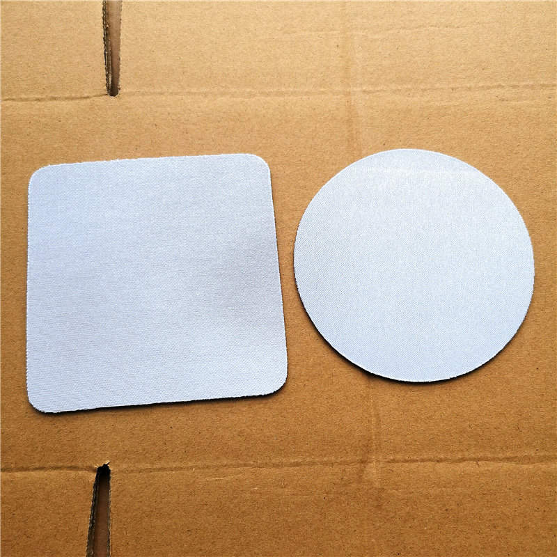 sublimation neoprene blank Natural Rubber coasters hot transfer printing neoprene round square shape rubber cup mats consumables от DHgate WW