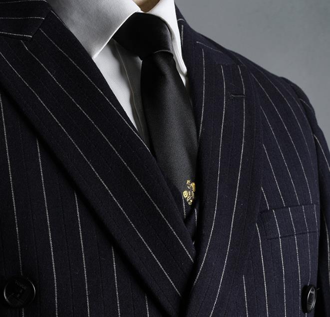 Stripe Groom Tuxedos 2019 Wedding Pants Coat Best Man Blazer 2 Pieces (Jacket+Pants) Men Suits Prom Party Dress Suit Custom