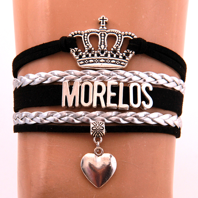 Infinity Love Morelos Bracelets Bangles Heart Charm Braided Pu Leather Bracelet Crown Jewelry For Women Men Drop Shipping
Infinity Love Morelos Bracelets Bangles Heart Charm Braided Pu Leather Bracelet Crown Jewelry For Women Men Drop Shipping