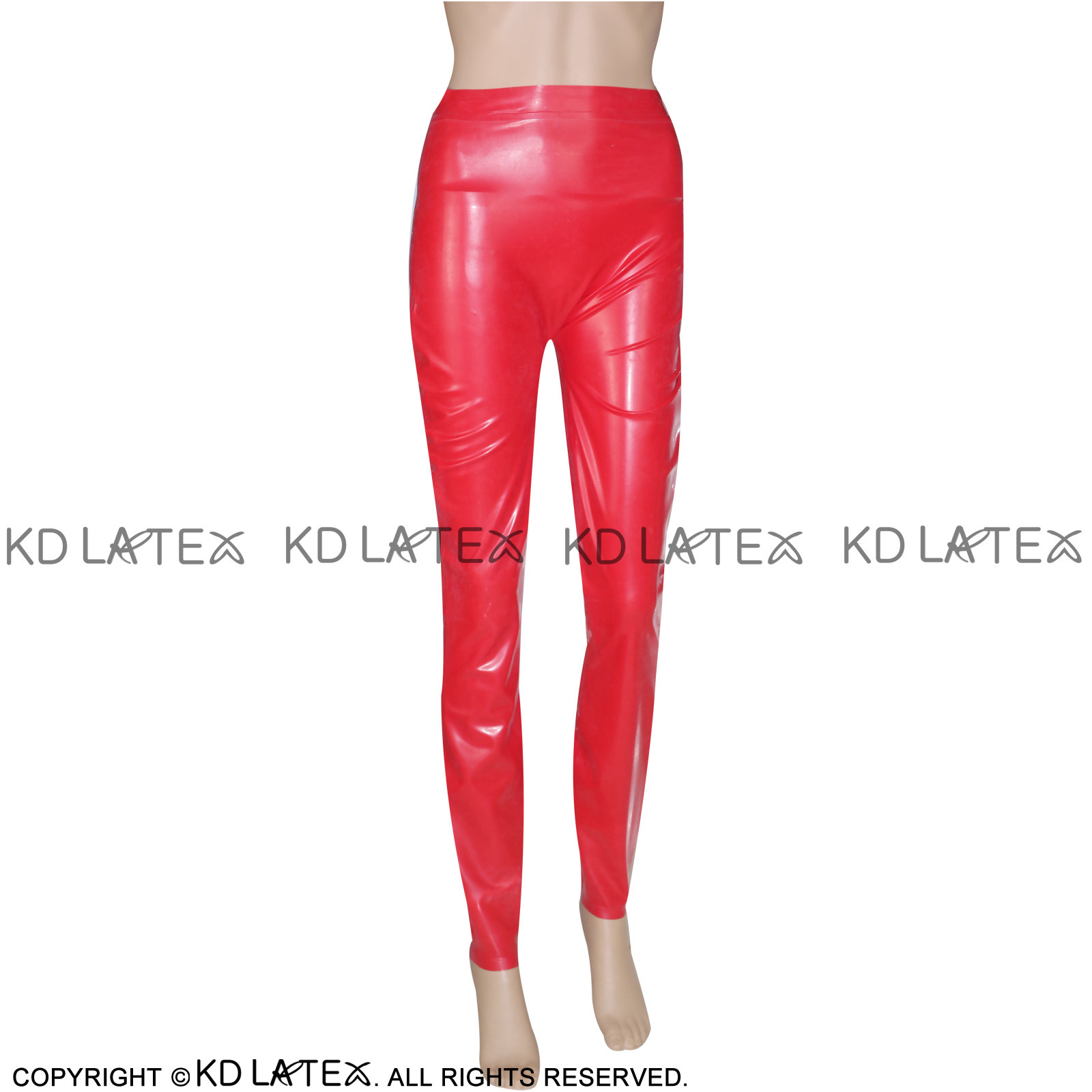 Red Sexy Latex Legg… - image