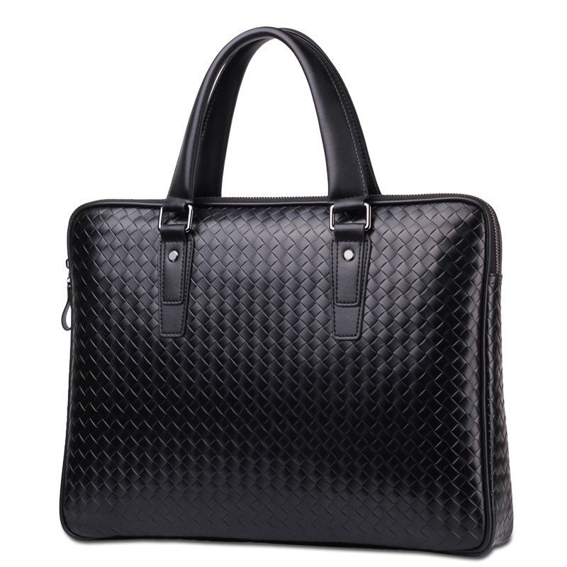 Tidog korean woven Hand Bag casual laotop fashion Business Briefcase, Black
Tidog korean woven Hand Bag casual laotop fashion Business Briefcase, Black