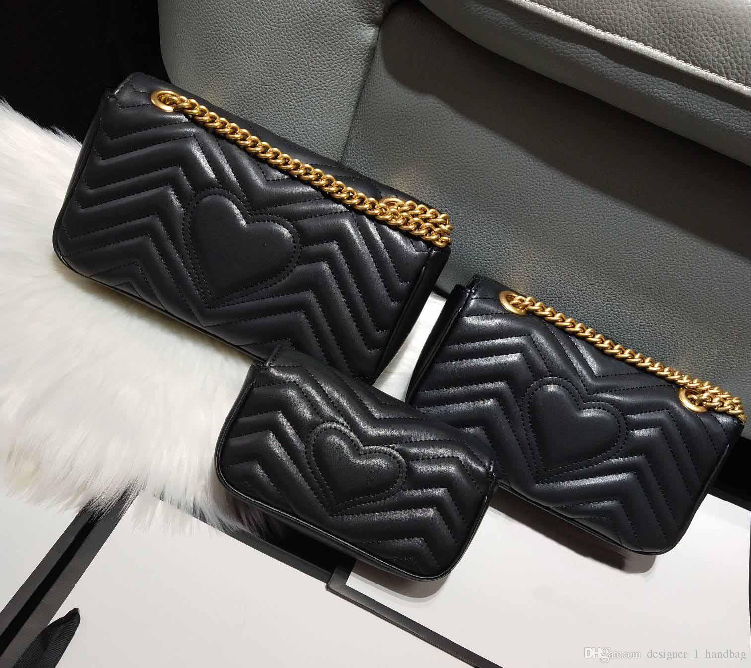 Classic luxury designer handbag high quality leather women's Messenger bag fashion love V wave shoulder bag chain bag, Black
Classic luxury designer handbag high quality leather women's Messenger bag fashion love V wave shoulder bag chain bag, Black