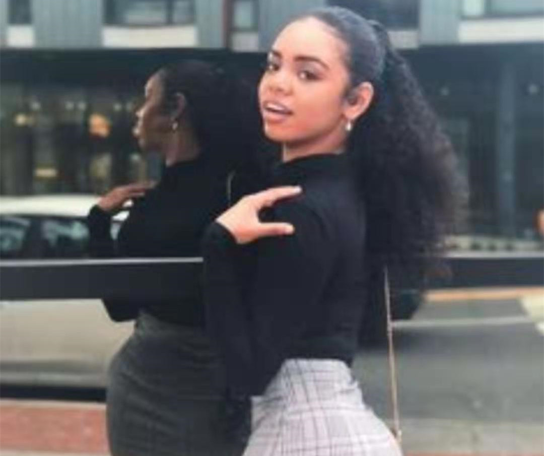 Afro kinky curly weave pony tail hairpiece 100% human hair clip in for black women 140g 18inch about