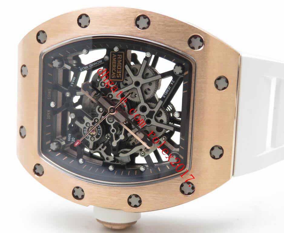 Men's Luxury Quality KV Factory R035 Americas Limited Edition ETA 8215 Skeletonal Dial Automatic White Vented Rubber 18K Rose Gold watches
Men's Luxury Quality KV Factory R035 Americas Limited Edition ETA 8215 Skeletonal Dial Automatic White Vented Rubber 18K Rose Gold watches