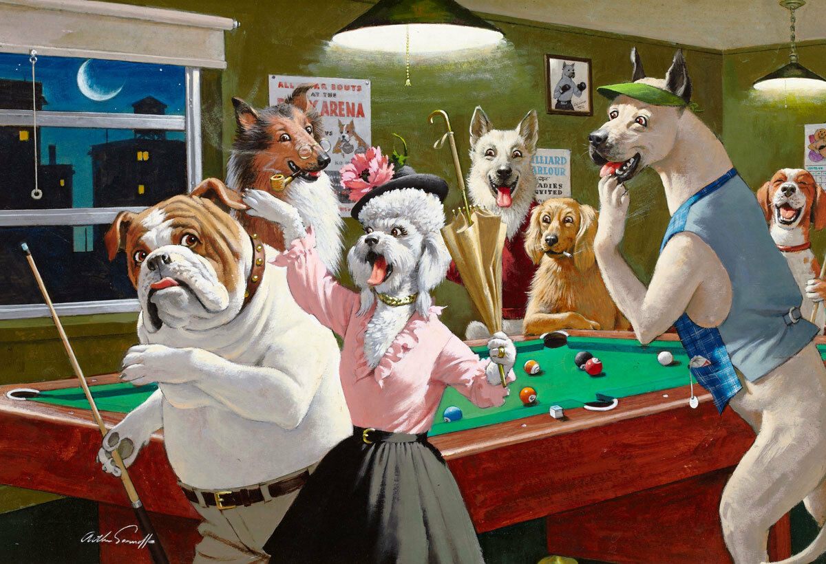 Home Decor Art Dogs Playing Pool Handpainted &HD Print Oil Paintings On Canvas Wall Art Pictures 19
Home Decor Art Dogs Playing Pool Handpainted &HD Print Oil Paintings On Canvas Wall Art Pictures 19