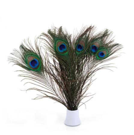 Party Decoration Natural Real Peacock Feathers For Crafts 25-80cm dress is with Home Hotel decor room vase