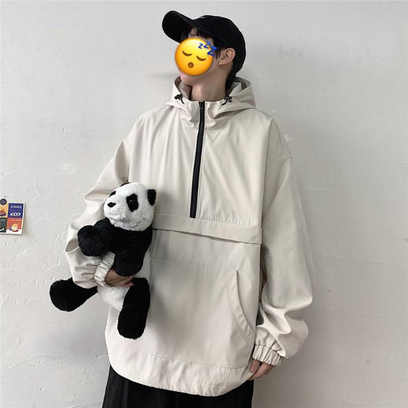 Casual Men Hoodies Autumn Solid Bomber Jacket Fashion Zipper Hooded Windbreaker Tactical Male Hoody Pullover, Beige
Casual Men Hoodies Autumn Solid Bomber Jacket Fashion Zipper Hooded Windbreaker Tactical Male Hoody Pullover, Beige
