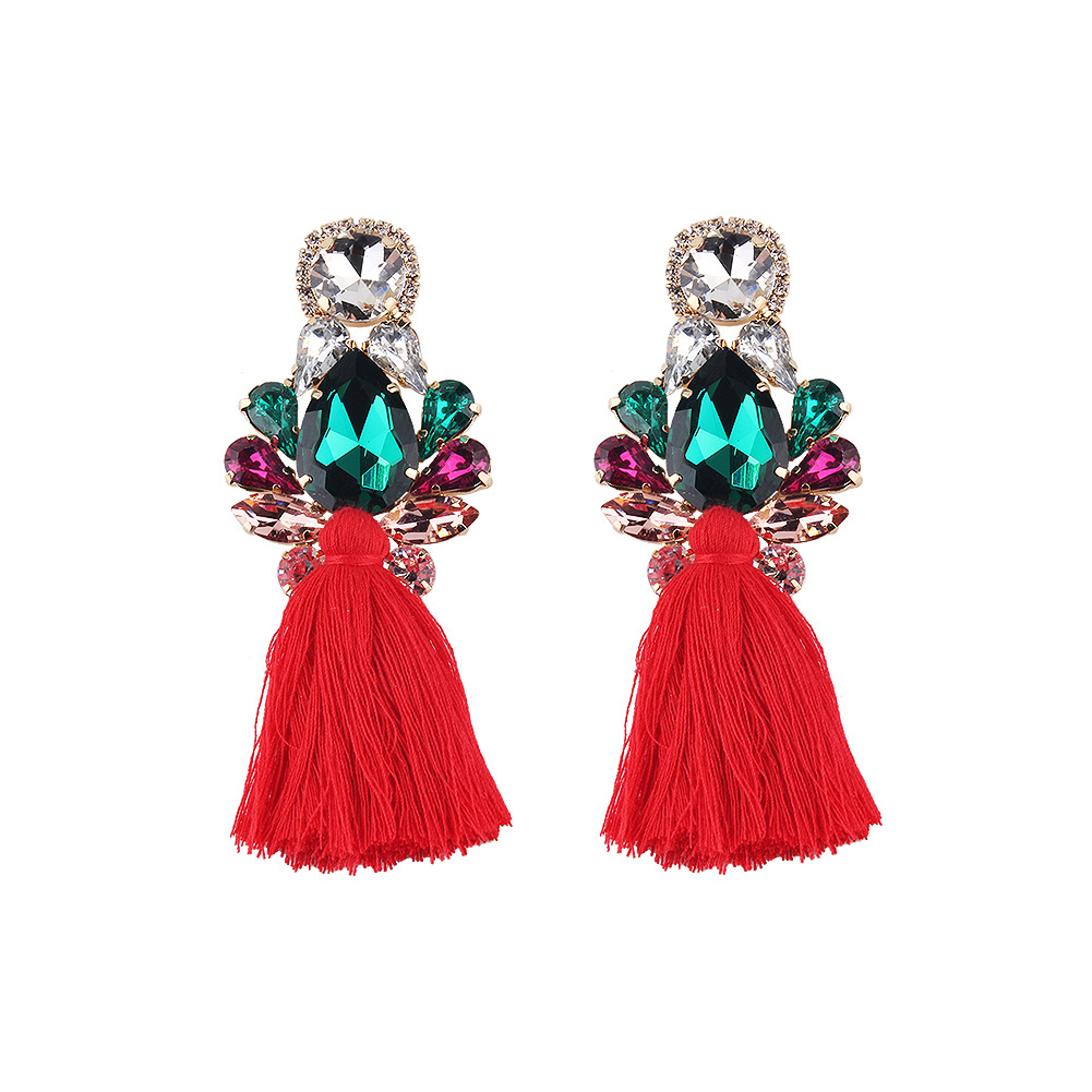 Wholesale- fashion luxury designer exaggerated beautiful glittering diamond crystal flower long tassel stud earrings for women girls
Wholesale- fashion luxury designer exaggerated beautiful glittering diamond crystal flower long tassel stud earrings for women girls