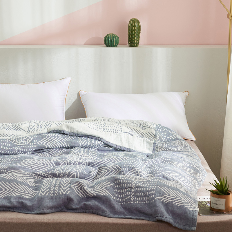 Printed Gauze Deep Sleeping Lightweight Muslin Pure Cotton Blanket For Bedding Sofa Summer Thin Air Condition Coverlet Bed Sheet
Printed Gauze Deep Sleeping Lightweight Muslin Pure Cotton Blanket For Bedding Sofa Summer Thin Air Condition Coverlet Bed Sheet