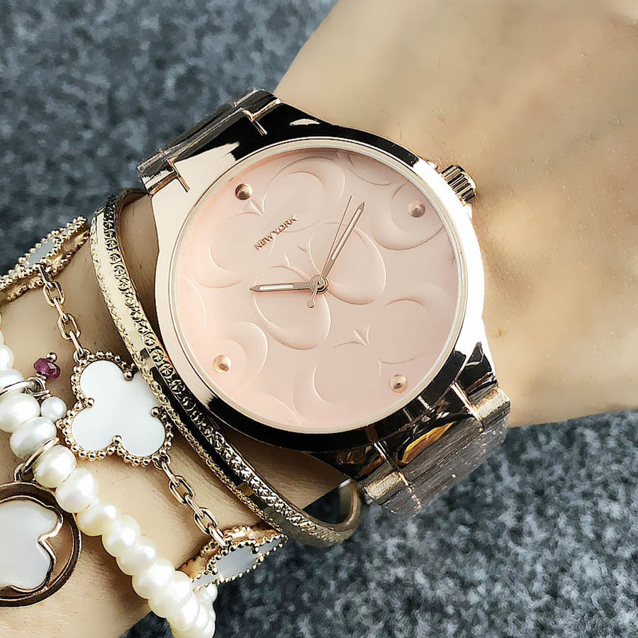 Quartz wrist Watch for Men Women Girl style metal steel band Watches 02, Rose gold silver
Quartz wrist Watch for Men Women Girl style metal steel band Watches 02, Rose gold silver