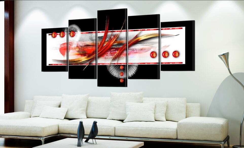 5 Panels Hot Canvas Print Artistic EleganceLandscape Poster Modern Home Wall Decor Painting Canvas Printing Art HD Print Painting