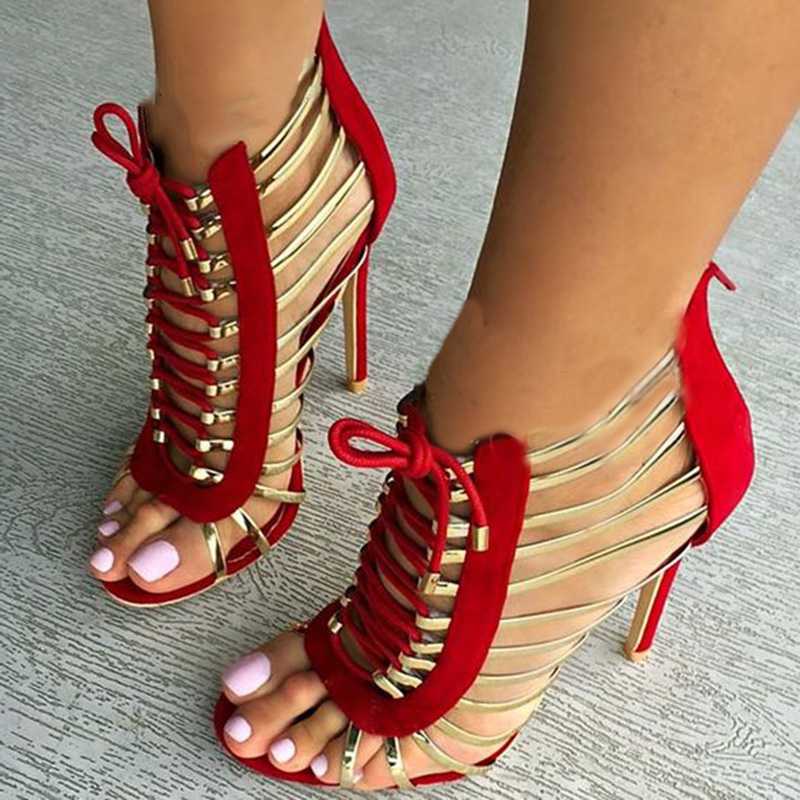 Beautiful and fashionable high-heeled sandals with suede, light gold and bright leather, Black
Beautiful and fashionable high-heeled sandals with suede, light gold and bright leather, Black