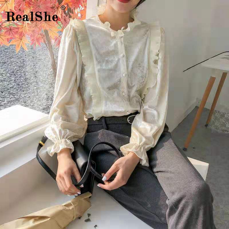 RealShe Velvet Shirt Women Long Flare Sleeve Ruffles Solid White Elegant Blouse Womens Tops And Blouses 2020 Shirt Woman Spring, Black blouse women
RealShe Velvet Shirt Women Long Flare Sleeve Ruffles Solid White Elegant Blouse Womens Tops And Blouses 2020 Shirt Woman Spring, Black blouse women