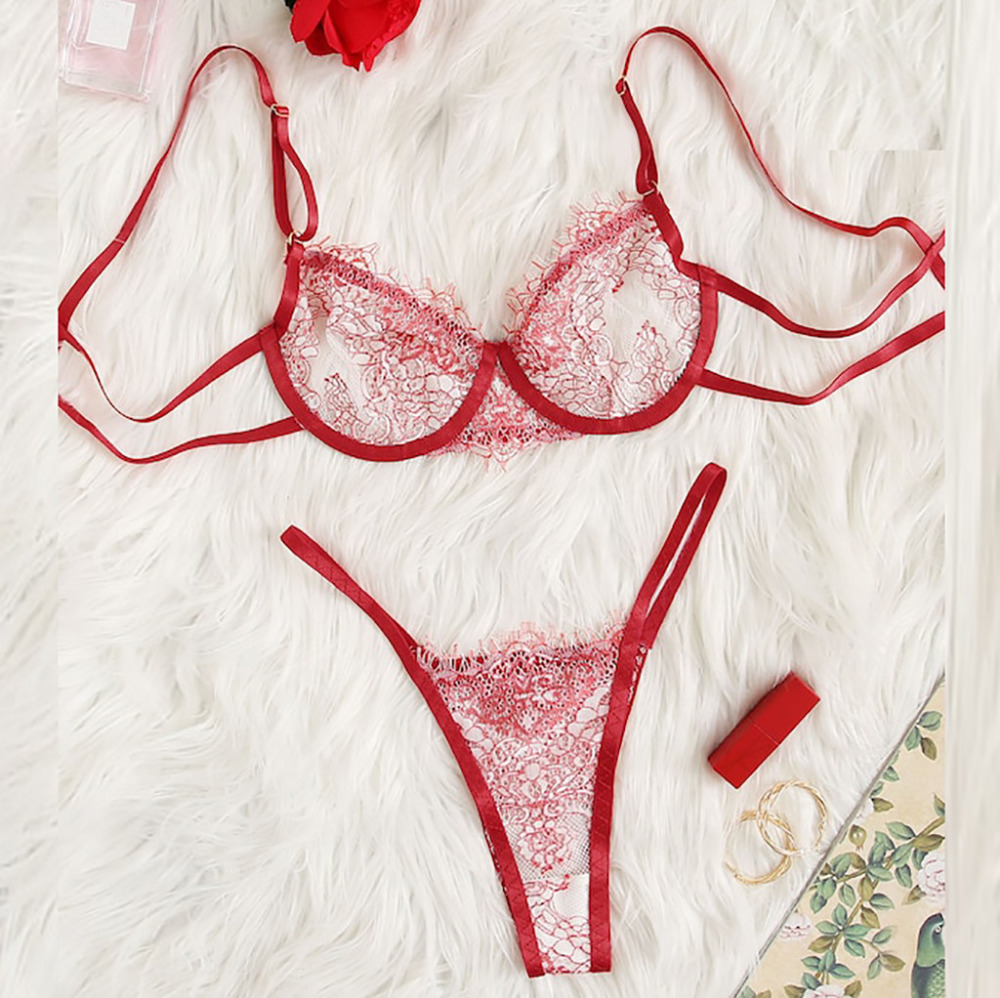 3pcs Women's Sexy Lingerie Hot Erotic Porno Langerie Lace Embroidery Underwear Bra Thong Garter Lenceria Mujer Exotic Costumes LY191222, Red
3pcs Women's Sexy Lingerie Hot Erotic Porno Langerie Lace Embroidery Underwear Bra Thong Garter Lenceria Mujer Exotic Costumes LY191222, Red
