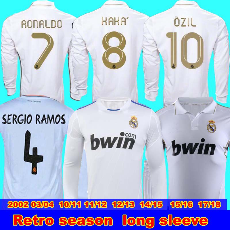 2002 03 04 10 11 11 12 13 14 15 16 17 18 Real Madrid Retro long sleeve RAUL Robinho ZIDANE Beckham Real Madrid Retro football jersey Men, 03/04 home size s-xxl
2002 03 04 10 11 11 12 13 14 15 16 17 18 Real Madrid Retro long sleeve RAUL Robinho ZIDANE Beckham Real Madrid Retro football jersey Men, 03/04 home size s-xxl