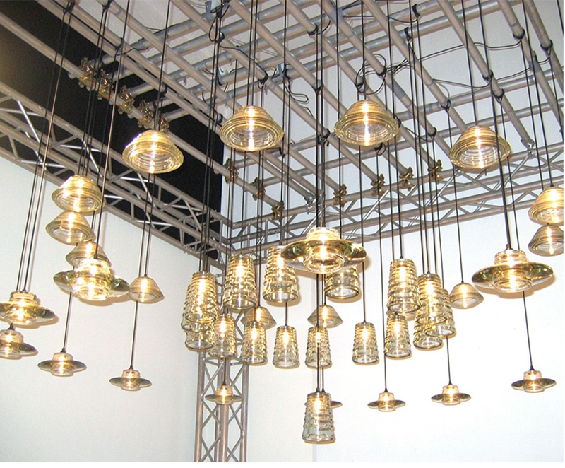Modern LED Pendant Light AC110V/220-230V Pressed Glass BOWL/LENS/TUBE Crystal Lamps Indoor Lighting Artistic Ceiling Lamp