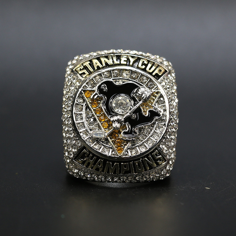 The Newest Real Pittsburgh Penguins Hockey Stanley Cup championship ring With Men Gift Shipping26