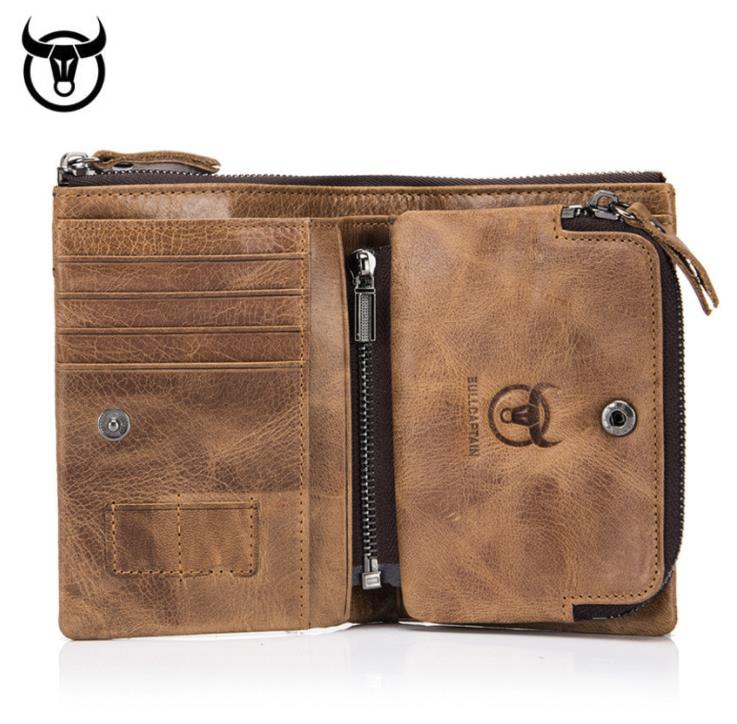 2021 European and American style first layer cowhide retro casual men's wallet multi-purpose card holder, Red;black
2021 European and American style first layer cowhide retro casual men's wallet multi-purpose card holder, Red;black