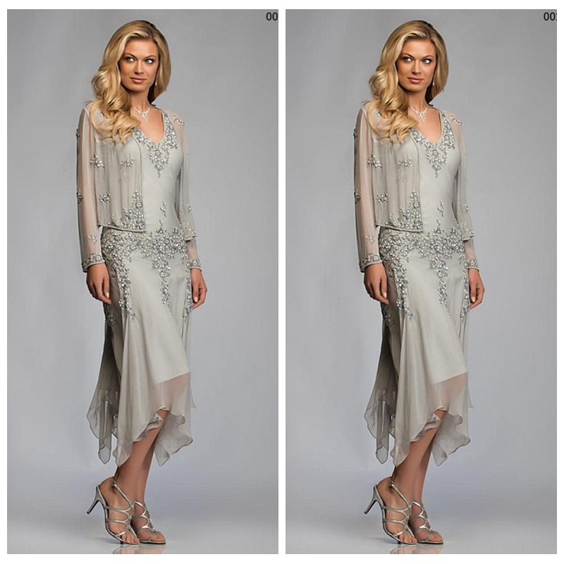 Long Sleeves Jacket Mother's Dresses Lace Appliques Slim Beaded Short Formal Women Evening Party Gowns Two Piece 2020 Vestidos De Fiesta
Long Sleeves Jacket Mother's Dresses Lace Appliques Slim Beaded Short Formal Women Evening Party Gowns Two Piece 2020 Vestidos De Fiesta