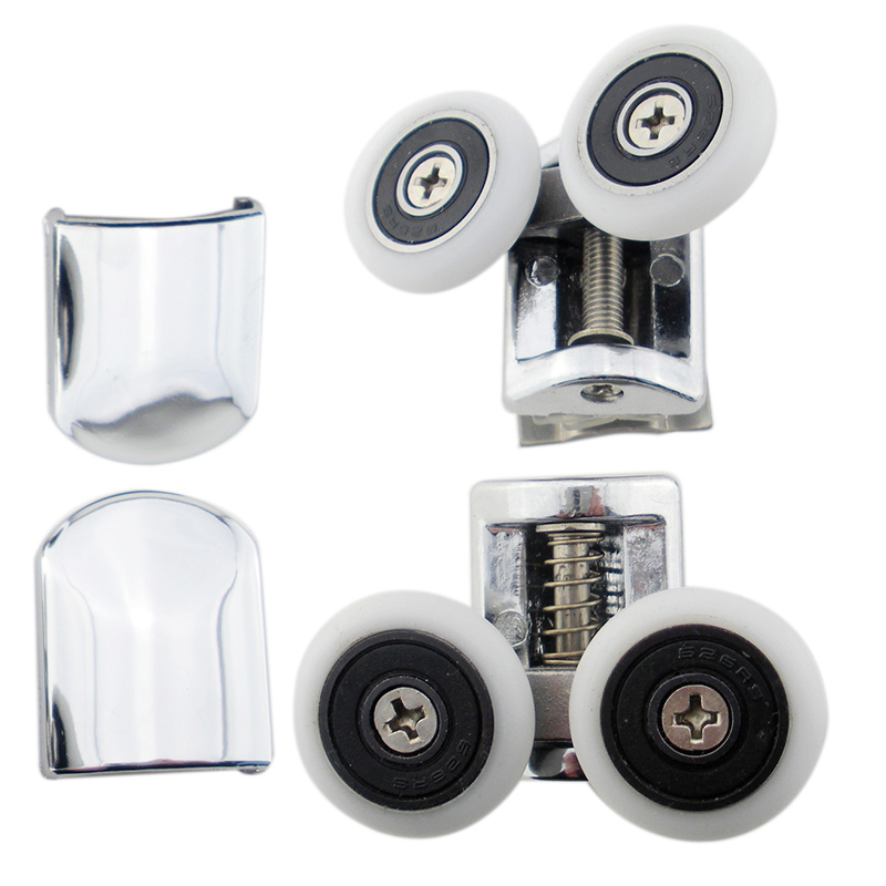 2Pcs Shower Door Rollers Runners 26mm Double-Wheeled Replacement adjusted sliding Shower Door Roller Wheel hardware
2Pcs Shower Door Rollers Runners 26mm Double-Wheeled Replacement adjusted sliding Shower Door Roller Wheel hardware