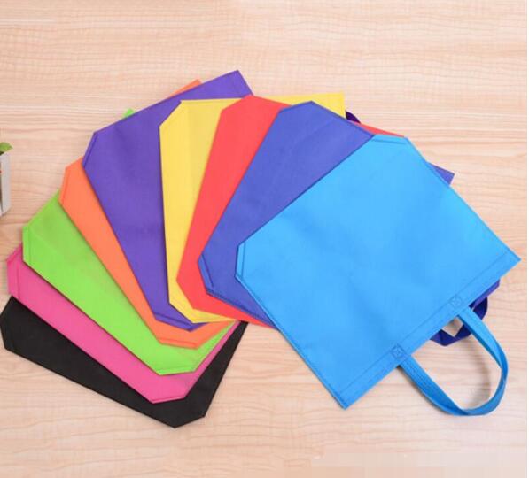 26cm*33cm manufacturer custom-made off-the-shelf non-woven bag carry shopping bag blank environmental protection bag can print logo