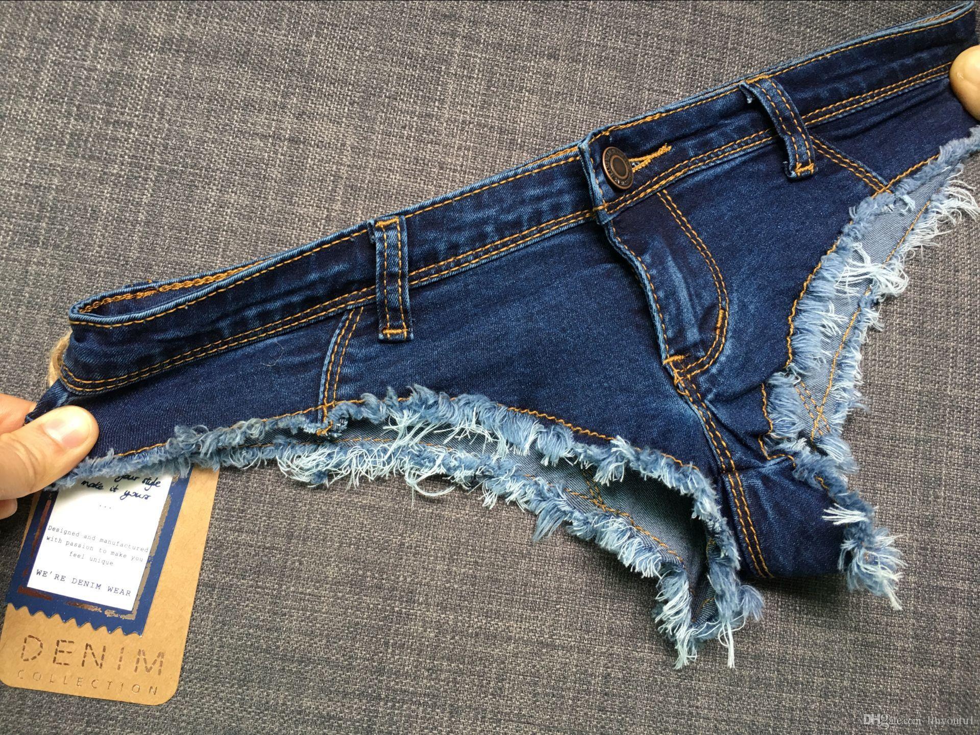 2020 women jeans Shorts Micro Sexy Hot Mini Denim Shorts Women Low Waist Summer Jeans Short Feminino 2019
