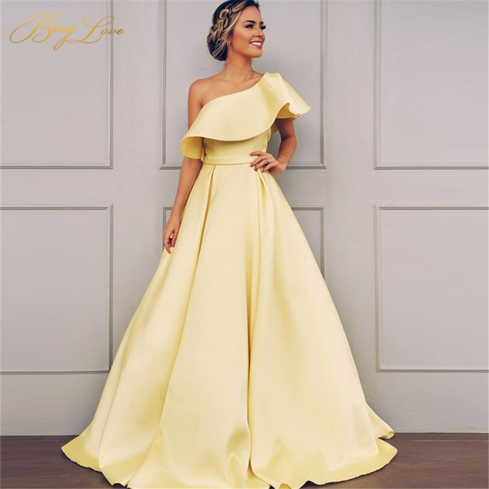 Elegant One Shoulder Ruched Yellow Evening Dress 2020 Satin Evening Belt Fashion Prom Dress Cheap Formal Gown Party Long, Water melon
Elegant One Shoulder Ruched Yellow Evening Dress 2020 Satin Evening Belt Fashion Prom Dress Cheap Formal Gown Party Long, Water melon