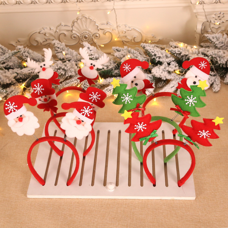 Santa Claus headdress Christmas head hoop antlers buckle ear decorating supplies adult children props Christmas party Xmas
Santa Claus headdress Christmas head hoop antlers buckle ear decorating supplies adult children props Christmas party Xmas