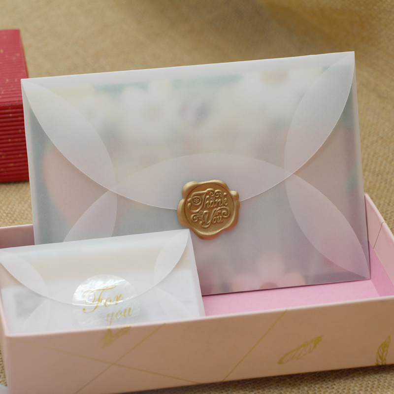 

20pcs/lot Semi-transparent Sulfuric Acid Paper Envelopes For DIY Postcard /Card Storage, Wedding Invitation, Gift Packing